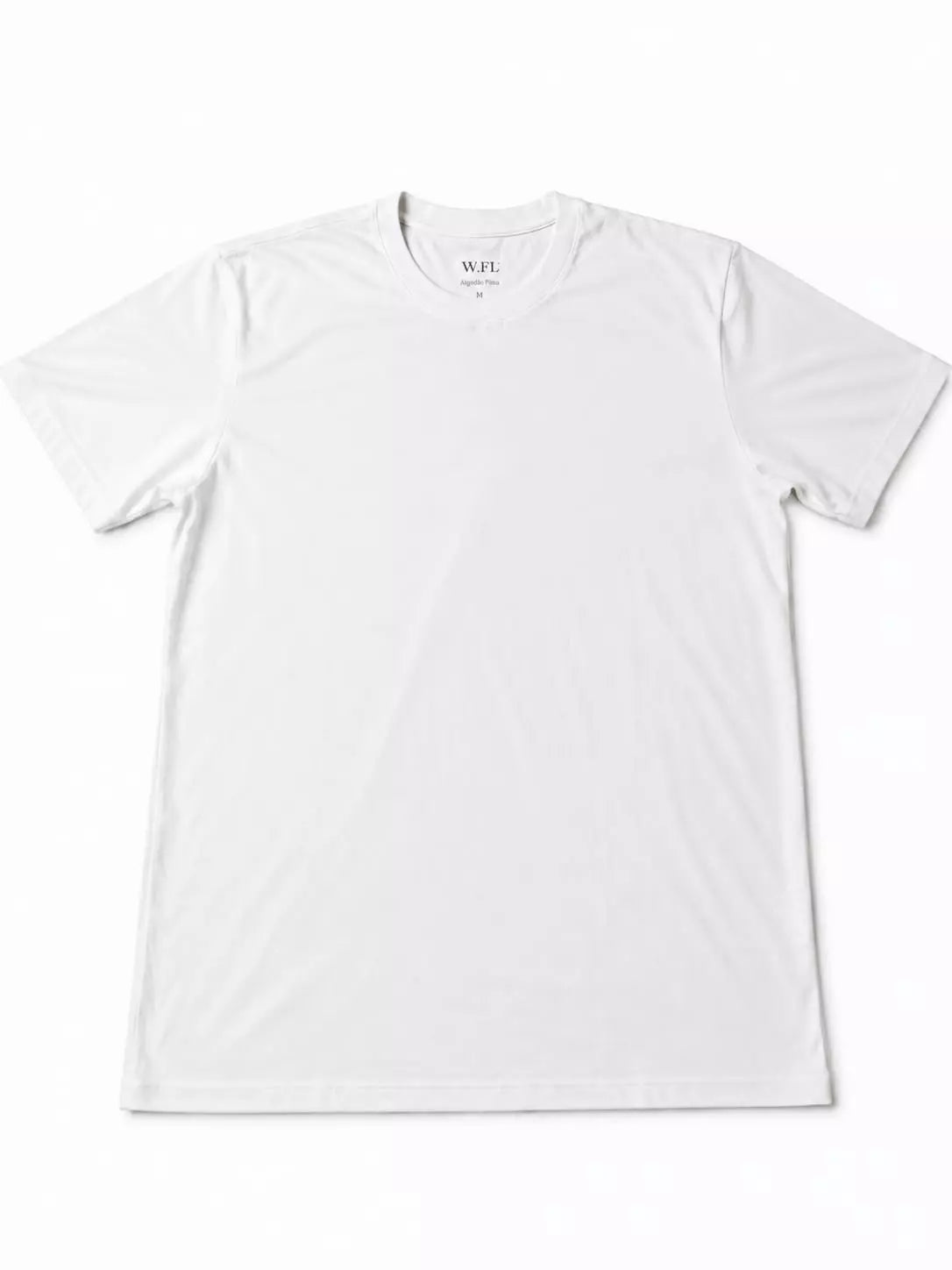 Kit Camiseta Premium Pima 40.1 W.FL Preta e Branca